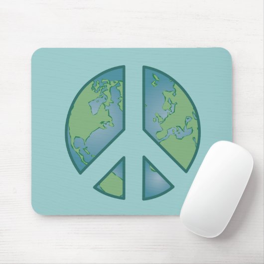 Peaceful Earth Mousepad Muismat (Met muis)