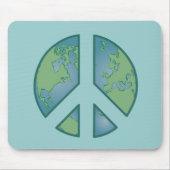 Peaceful Earth Mousepad Muismat (Voorkant)