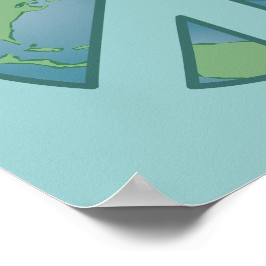 Peaceful Earth Poster (Hoek)