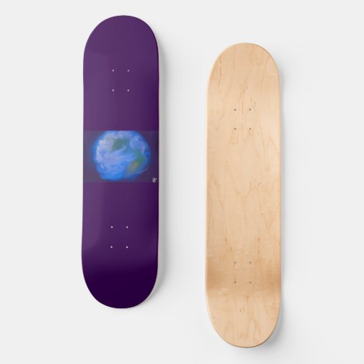 Peaceful Earth Skateboard (Voorkant)
