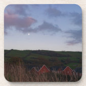 Peaceful Evening in Newtown Bier Onderzetter (Voorkant)