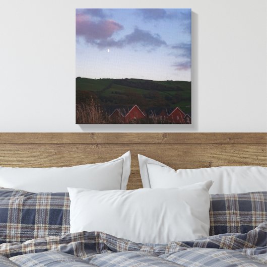 Peaceful Evening in Newtown Canvas Afdruk (Insitu (Slaapkamer))