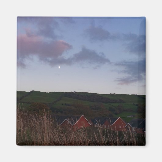 Peaceful Evening in Newtown Magneet (Voorkant)