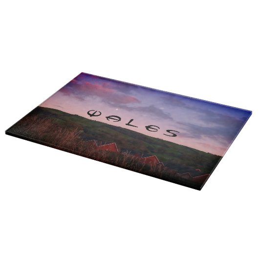 Peaceful Evening in Newtown, Powys, Wales Snijplank (Hoek)