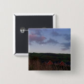 Peaceful Evening in Newtown Vierkante Button 5,1 Cm (Voorkant /achterkant)