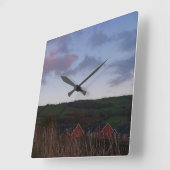 Peaceful Evening in Newtown Vierkante Klok (Hoek)