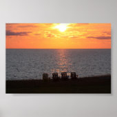 Peaceful Evening Sunset Poster (Voorkant)
