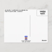 Peaceful Flightline Briefkaart (Achterkant)