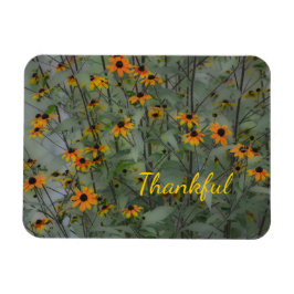 Peaceful Floral Thankful Magneet