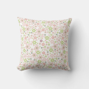 Peaceful florale background design voor bruiloft kussen