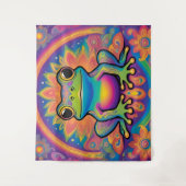 Peaceful Froggy Vibes for Your Space Wandkleed (Voorkant)