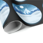 Peaceful Frosted Landscape Cadeaupapier (Rol Hoek)