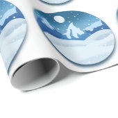 Peaceful Frosted Landscape Cadeaupapier (Rol Hoek)