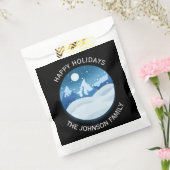 Peaceful Frosted Landscape Custom Bedankzakje (Gezegeld)