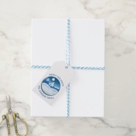 Peaceful Frosted Landscape Custom Cadeaulabel