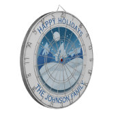 Peaceful Frosted Landscape Custom Dartbord (Voorkant Links)