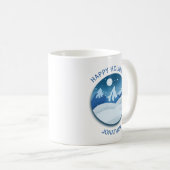 Peaceful Frosted Landscape Custom Koffiemok (Voorkant rechts)