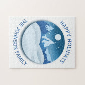 Peaceful Frosted Landscape Custom Legpuzzel (Horizontaal)