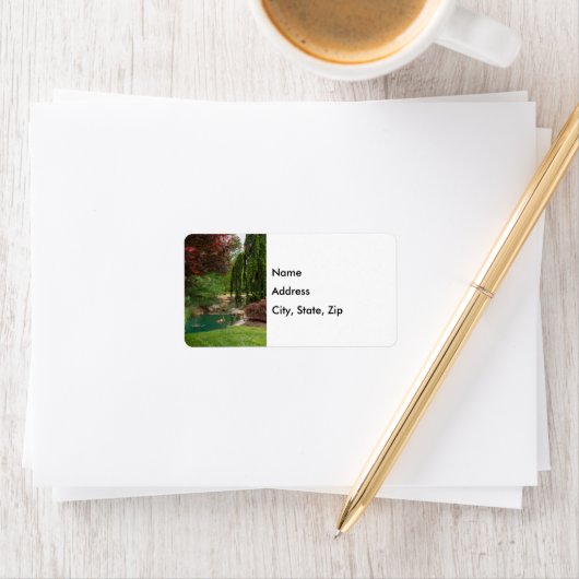 Peaceful Garden Address Label (Insitu)