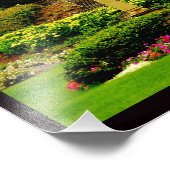 Peaceful Garden Foto Afdruk (Hoek)