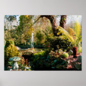 Peaceful garden in Guernsey Poster (Voorkant)