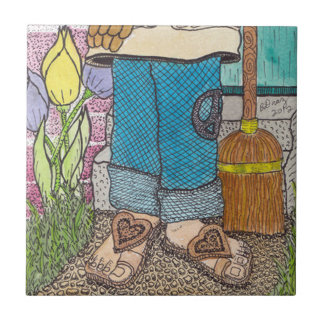 Peaceful Gardener Tile Tegeltje