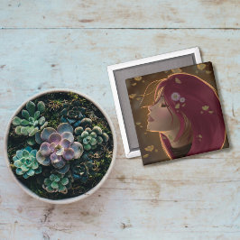 Peaceful Golden Glow Magneet