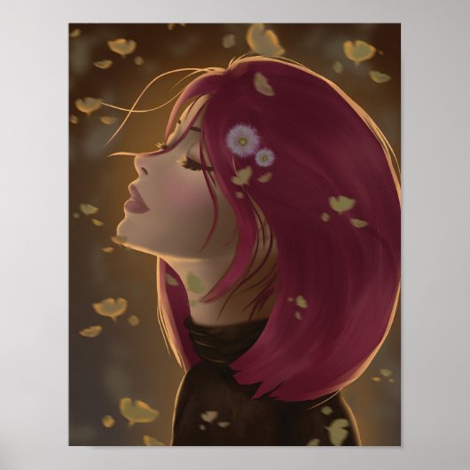 Peaceful Golden Glow Poster (Voorkant)