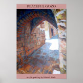PEACEFUL GOZO POSTER (Voorkant)