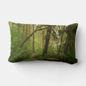 Peaceful Green Forest Trail in Washington Kussen (Achterkant)