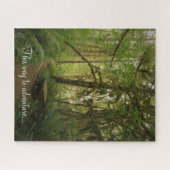 Peaceful Green Forest Trail Washington Legpuzzel (Horizontaal)