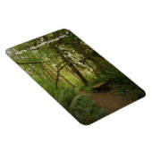 Peaceful Green Forest Trail Washington Magneet (Rechterzijde)