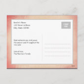 Peaceful Greeting Holiday Photo Card Briefkaart (Achterkant)