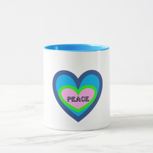 PEACEFUL HEART Mug Mok (Midden)