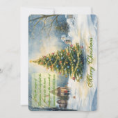 Peaceful Holiday Scenery & Festive Charm Bedankkaart (Voorkant)