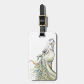 Peaceful Horse Bagagelabel (Voorkant verticaal)