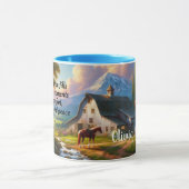 Peaceful Horse Countryside Mug Mok (Midden)