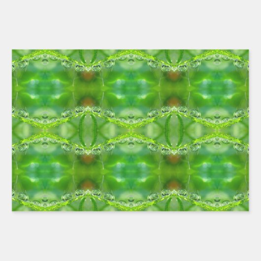 Peaceful, Iridescent, Nature Mosaic Inpakpapier Vel (Voorkant 2)