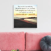 PEACEFUL ISAIAH 41:10 SUNRISE FOTO CANVAS AFDRUK (Insitu (Woonkamer))