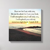 PEACEFUL ISAIAH 41:10 SUNRISE FOTO CANVAS AFDRUK (Voorkant)