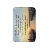 PEACEFUL JEREMIAH 29:11 SUNSET BADMAT (Voorkant Verticaal)