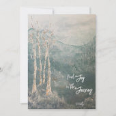 Peaceful Journey Flat Notecard Bedankkaart (Voorkant)