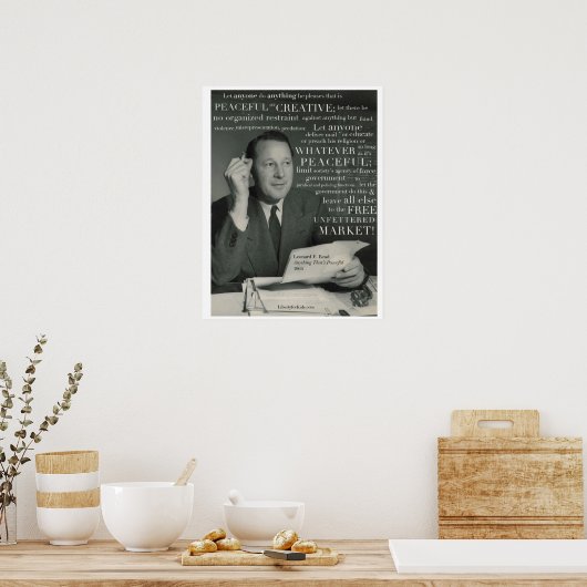 "Peaceful", L. E. Read Poster (Keuken)