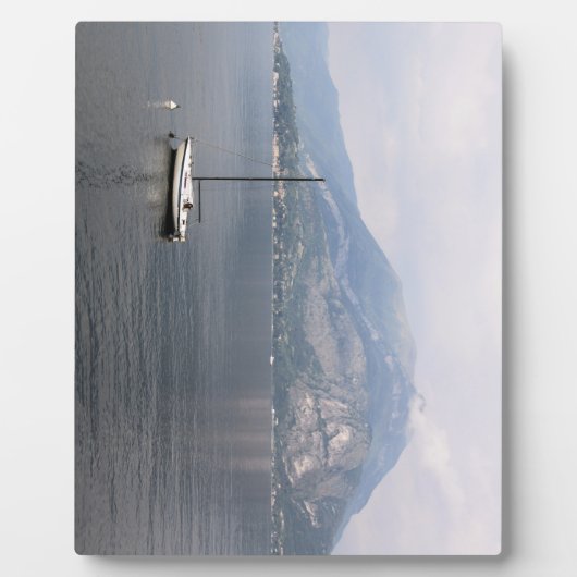 Peaceful Lake Como Plaque Fotoplaat (Voorkant)