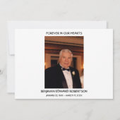 Peaceful Lake Scene - Sympathie Dank je kaart (Achterkant)