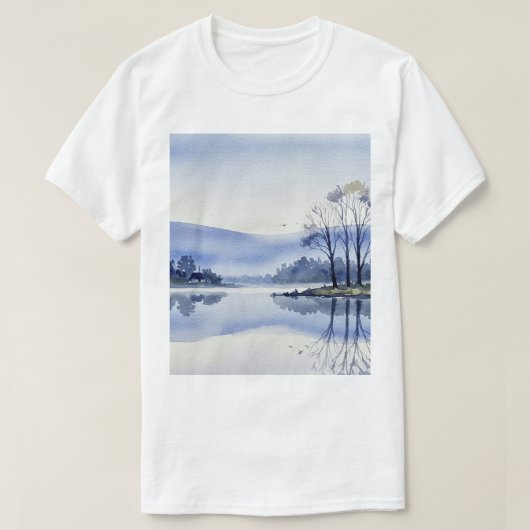 Peaceful landscape t-shirt (Design voorkant)