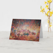 Peaceful Landscape Wenskaart Kaart (Gele Bloem)