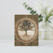 Peaceful Living Tree Briefkaart (Staand voorkant)