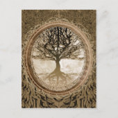 Peaceful Living Tree Briefkaart (Voorkant)