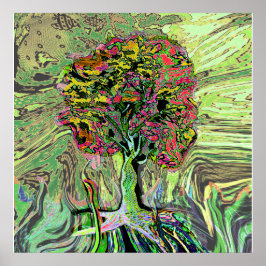 Peaceful Living Tree of Life Poster